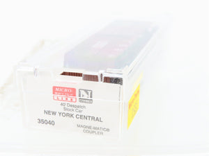 N Scale Micro-Trains MTL 35040 NYC New York Central 40' Stock Car #28022