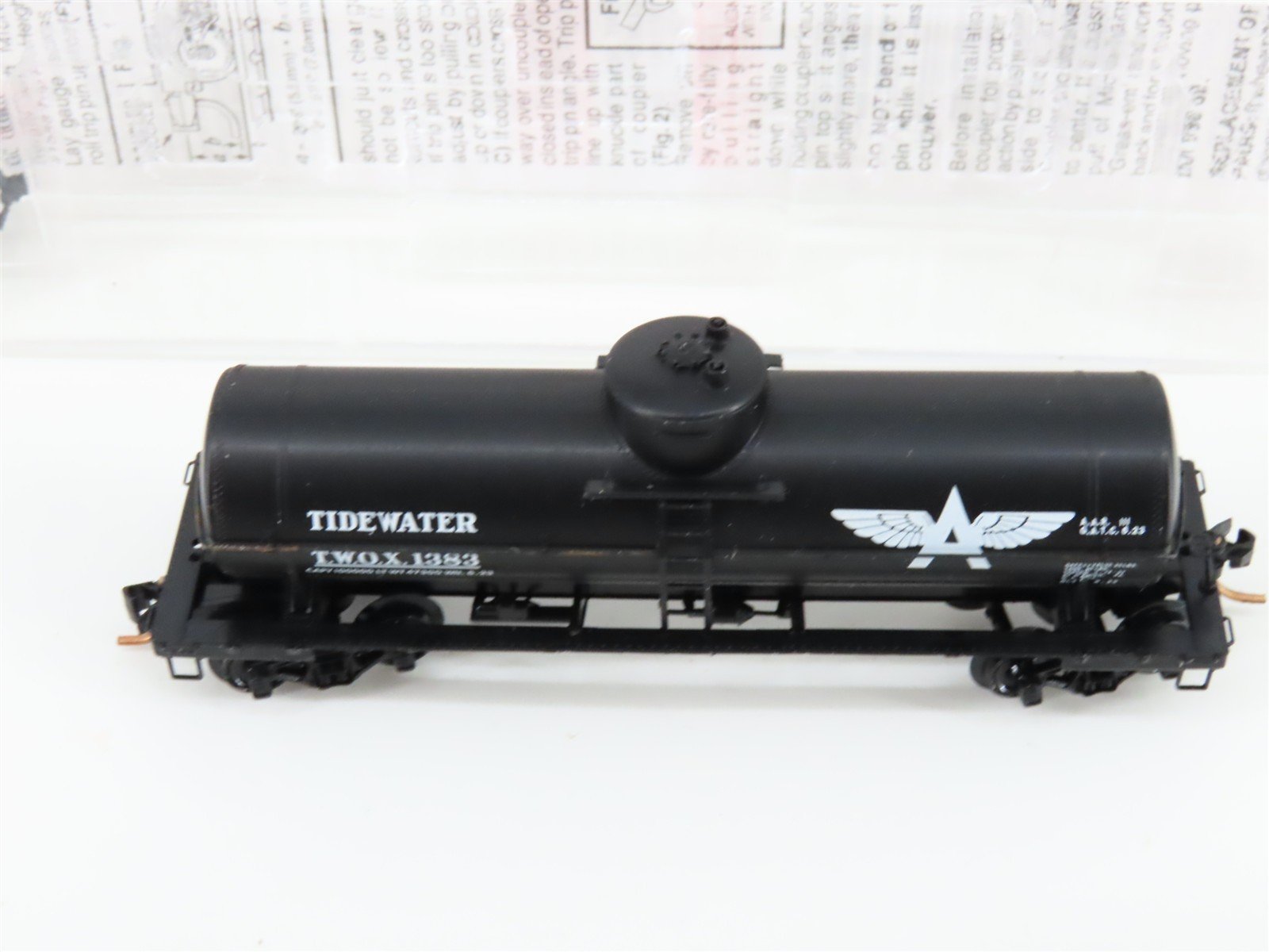 N Scale Micro-Trains MTL 65480 TWOX Tidewater Oil 39' Single Dome Tank Car #1383