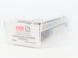 N Scale Micro-Trains 38190 CN Canadian National 50' Box Car 401232 RTR