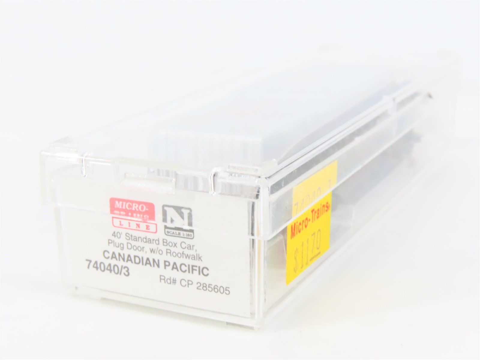 N Scale Micro-Trains 74040/3 CP Canadian Pacific 40' Box Car 285605 RTR