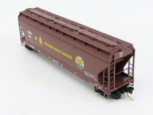 N Scale Micro-Trains 12510 PMLX Prairie Malt Limited 3-Bay Covered Hopper RTR