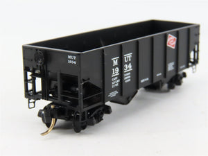 N Scale Micro-Trains 1934 MUT Milwaukee Union Terminal 2-Bay Hopper 1934 RTR