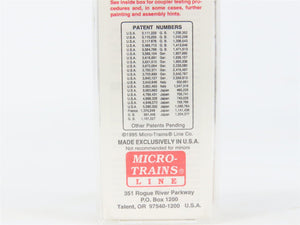 N Scale Micro-Trains 1934 MUT Milwaukee Union Terminal 2-Bay Hopper 1934 RTR