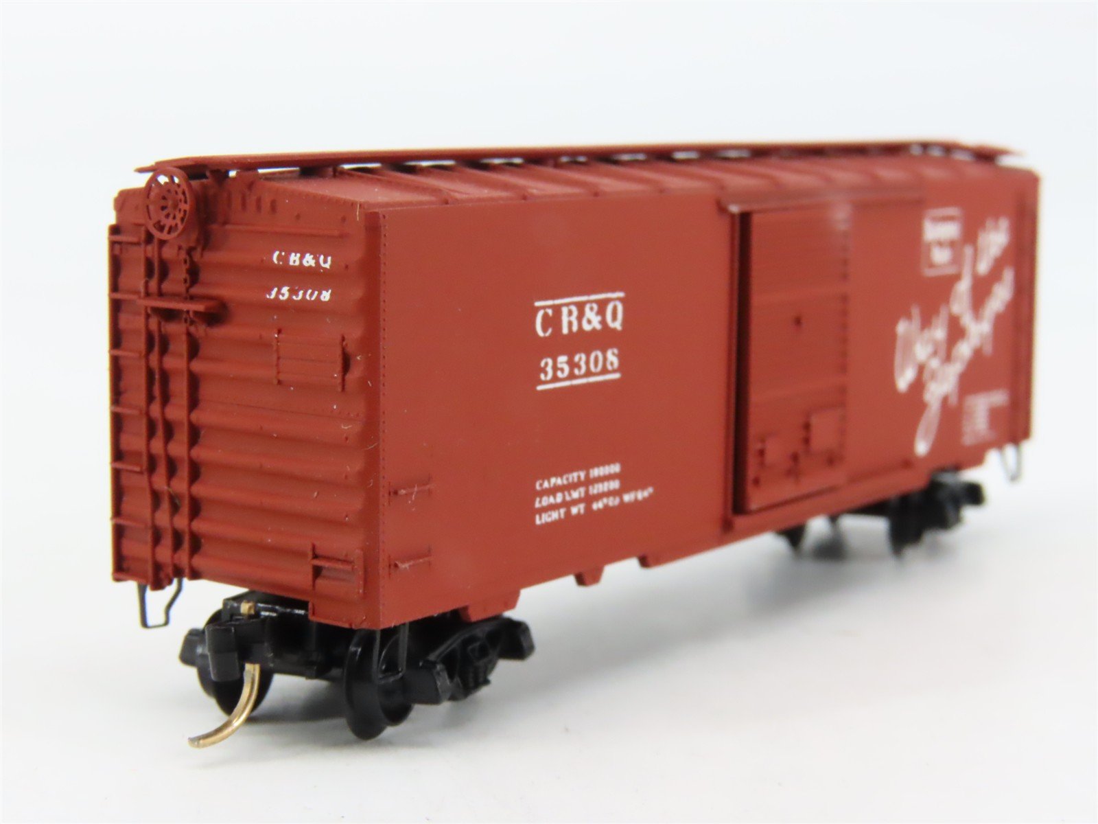 N Scale Micro-Trains 20130 CB&Q Chicago, Burlington & Quincy 40' Box Car RTR