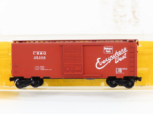 N Scale Micro-Trains 20130 CB&Q Chicago, Burlington & Quincy 40' Box Car RTR