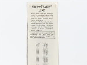 N Scale Micro-Trains 20026 SAL Seaboard 40' Box Car 17075 RTR