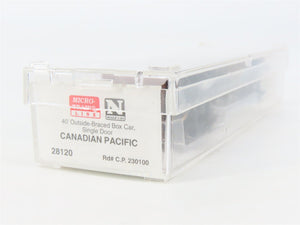 N Scale Micro-Trains 28120 CP Canadian Pacific 40' Box Car 230100 RTR