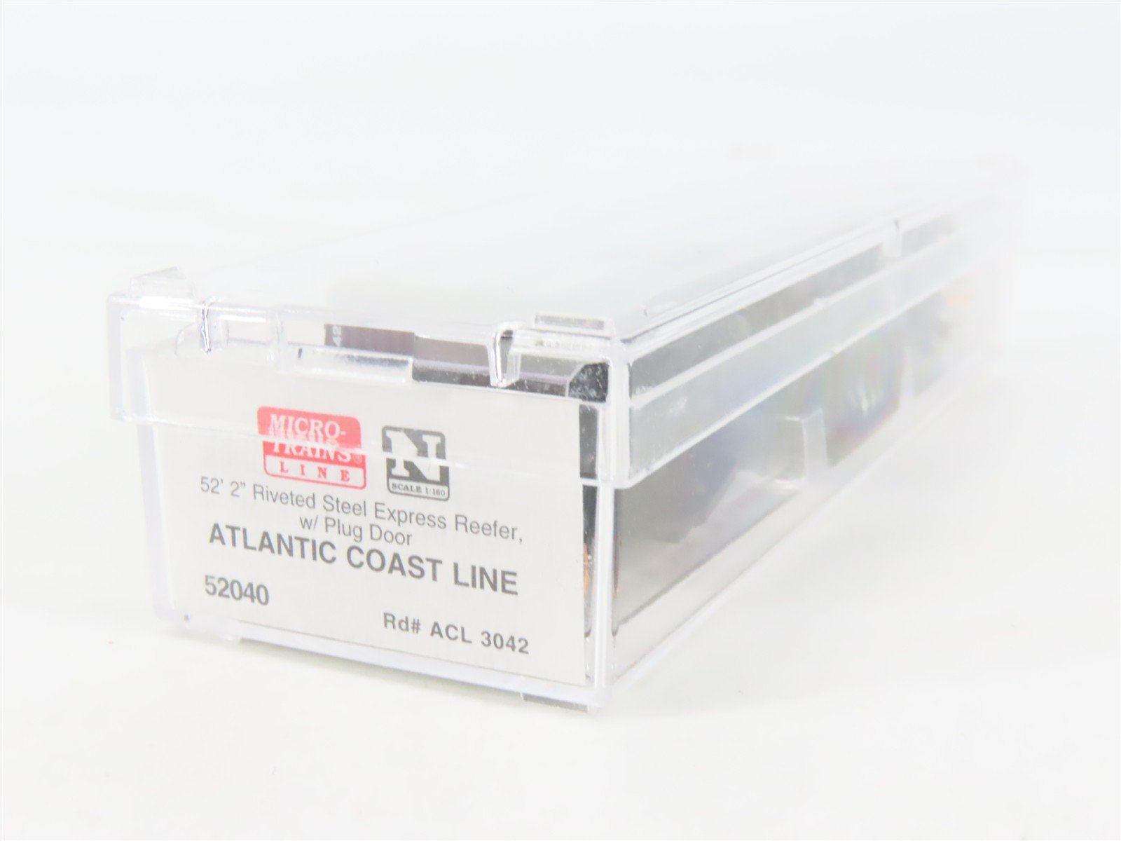 N Scale Micro-Trains 52040 ACL Atlantic Coast Line 52' Express Reefer 3042 RTR