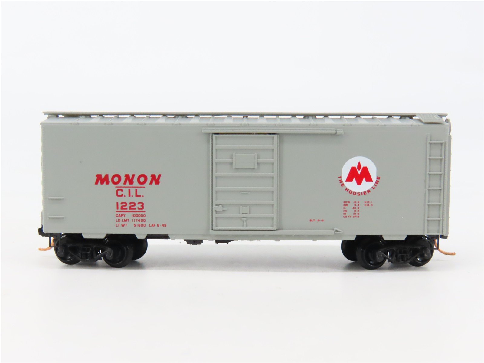 N Scale Micro-Trains 20576 CIL Monon 40' Box Car 1223 RTR