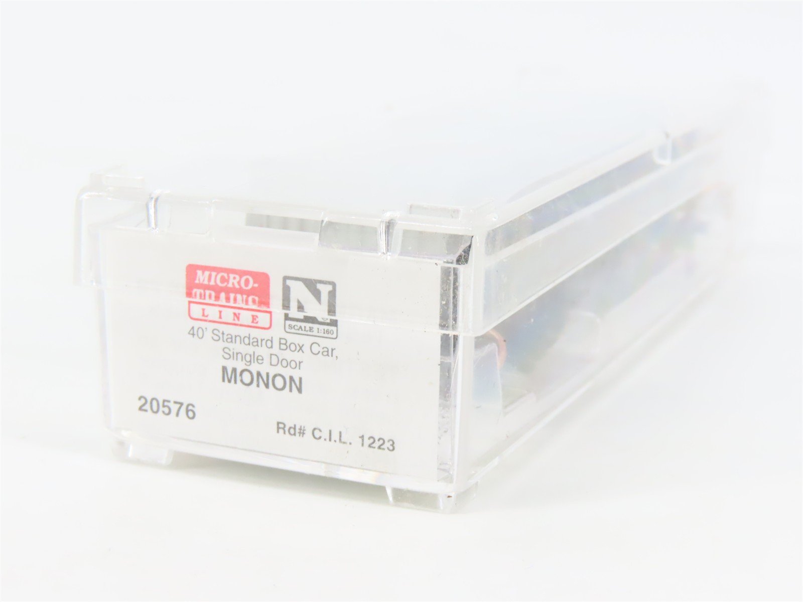 N Scale Micro-Trains 20576 CIL Monon 40' Box Car 1223 RTR