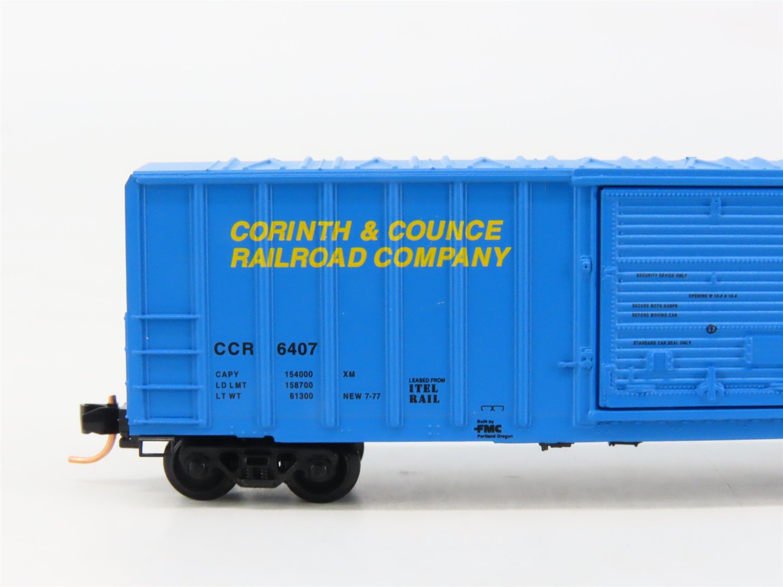 N Scale Micro-Trains 25140 CCR Corinth & Counce 50' Box Car 6407 RTR