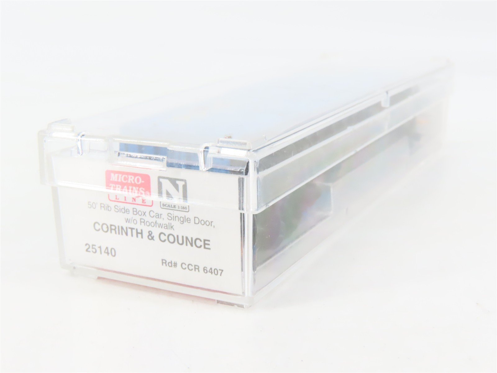 N Scale Micro-Trains 25140 CCR Corinth & Counce 50' Box Car 6407 RTR