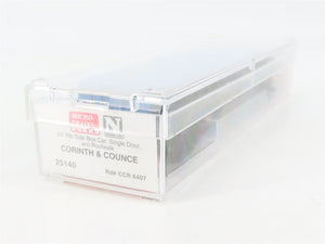 N Scale Micro-Trains 25140 CCR Corinth & Counce 50' Box Car 6407 RTR