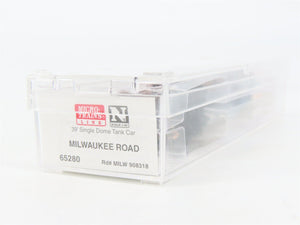 N Scale Micro-Trains 65280 MILW Milwaukee Road 39' Tank Car 908318 RTR