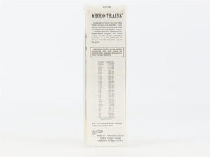 N Scale Micro-Trains 47330 Western Fruit Express 40' Wood-Sheathed Reefer RTR