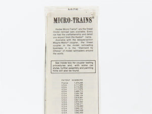 N Scale Micro-Trains 47330 Western Fruit Express 40' Wood-Sheathed Reefer RTR