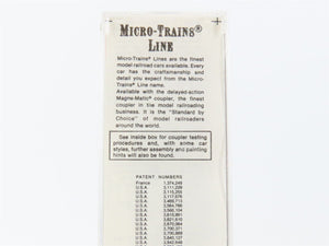 N Scale Micro-Trains 32300 CGW Chicago Great Western 50' Box Car 307 RTR