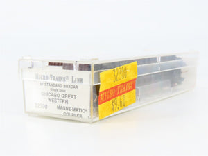 N Scale Micro-Trains 32300 CGW Chicago Great Western 50' Box Car 307 RTR