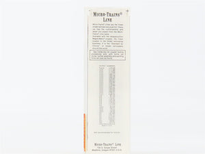 N Scale Micro-Trains 36020 N&W Norfolk & Western 50' Box Car 56619 RTR