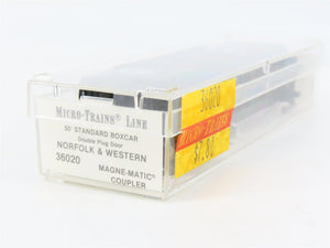 N Scale Micro-Trains 36020 N&W Norfolk & Western 50' Box Car 56619 RTR
