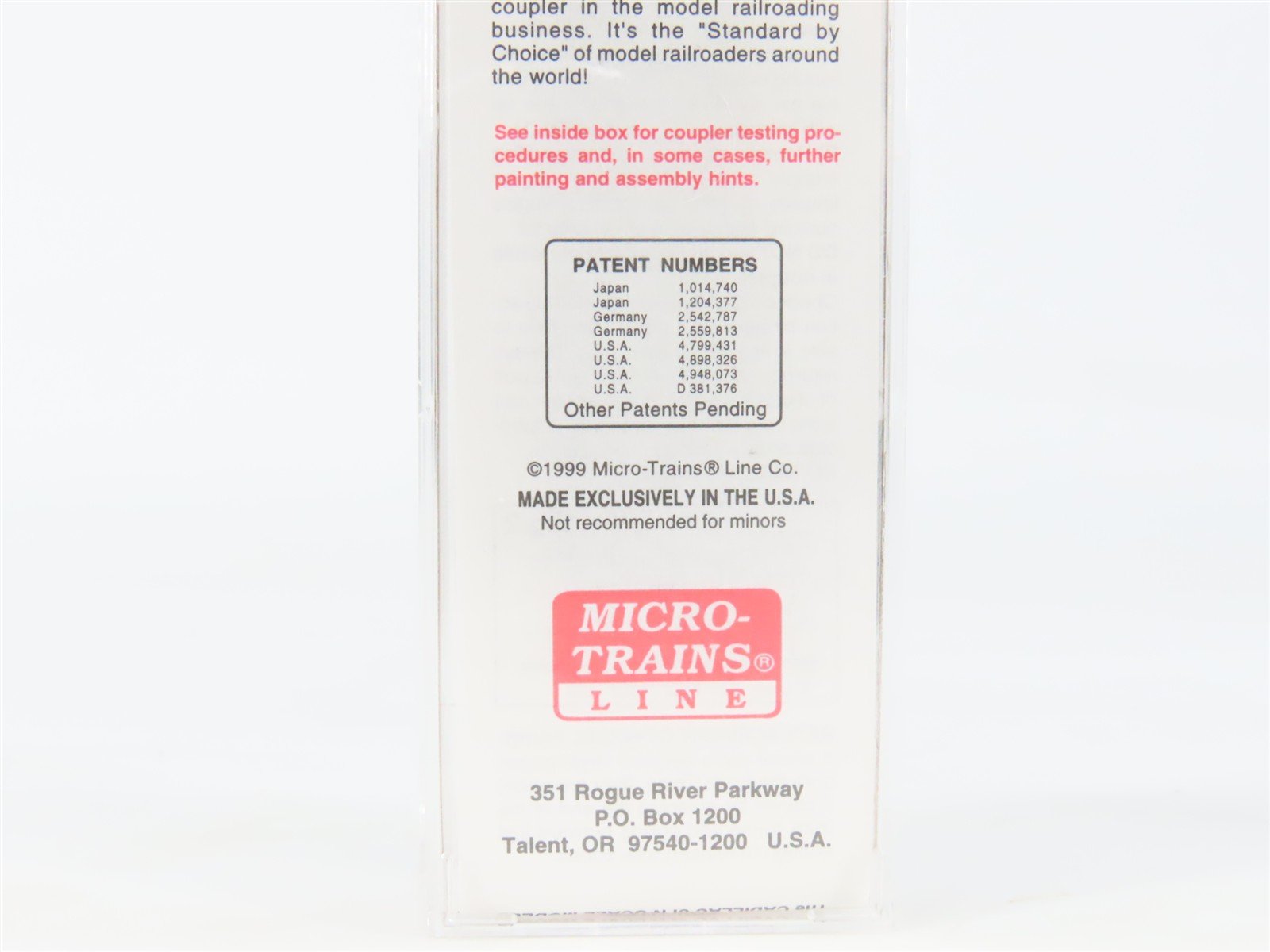 N Scale Micro-Trains 120210 B&O Baltimore & Ohio 40' Box Car 272500 RTR