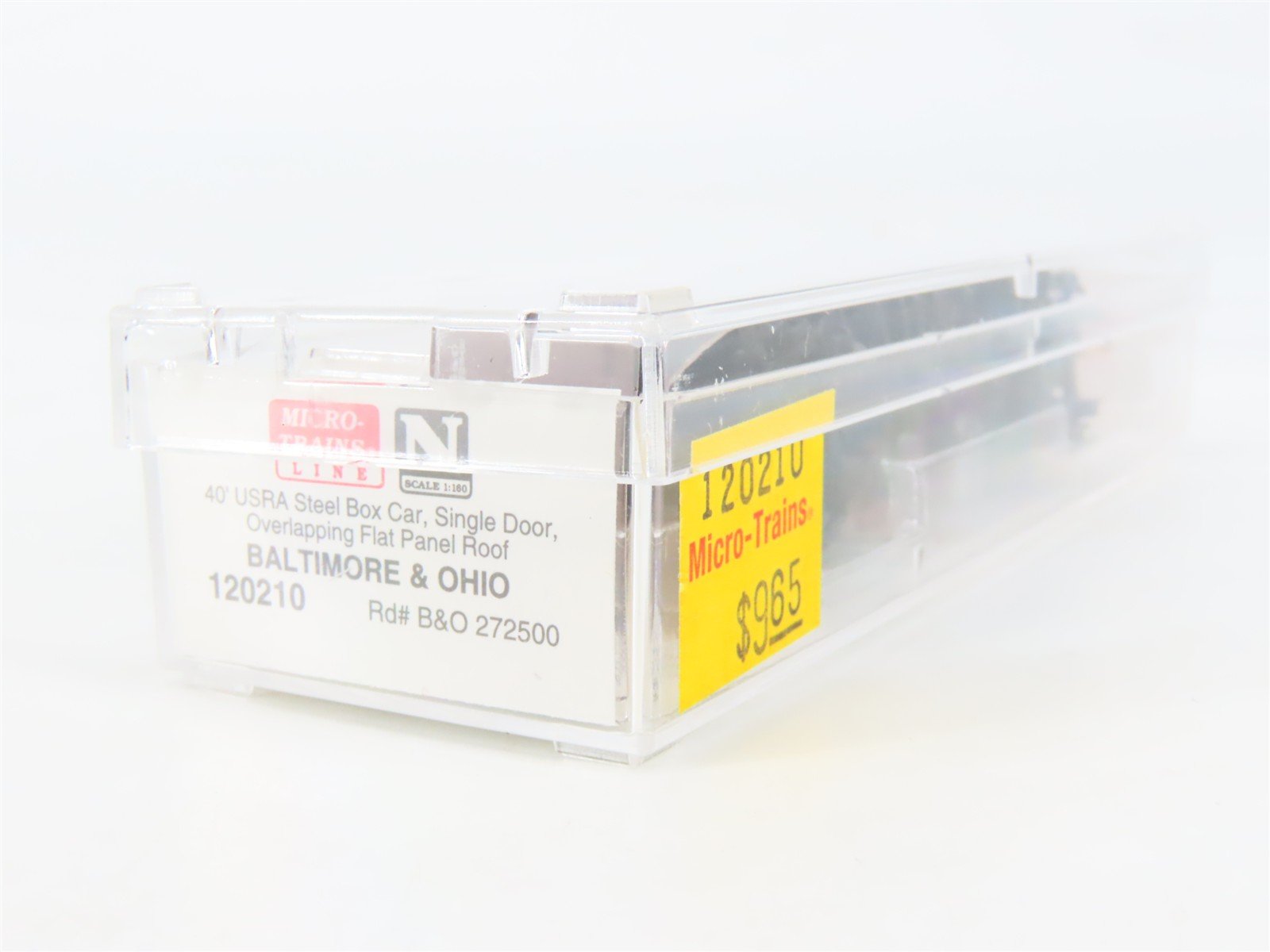 N Scale Micro-Trains 120210 B&O Baltimore & Ohio 40' Box Car 272500 RTR