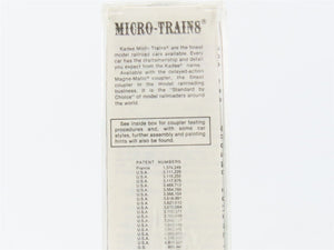 N Scale Micro-Trains 51090 BN Burlington Northern 34' Wood-Sheathed Caboose RTR