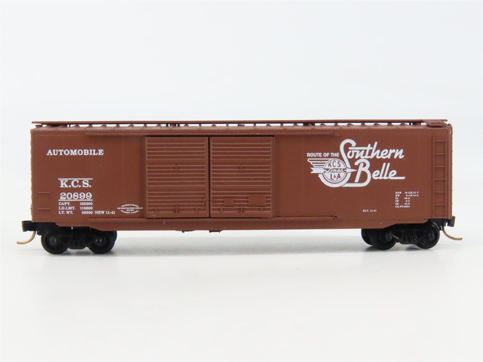 N Scale Micro-Trains 34230 KCS Kansas City Southern 50' Box Car 20899 RTR