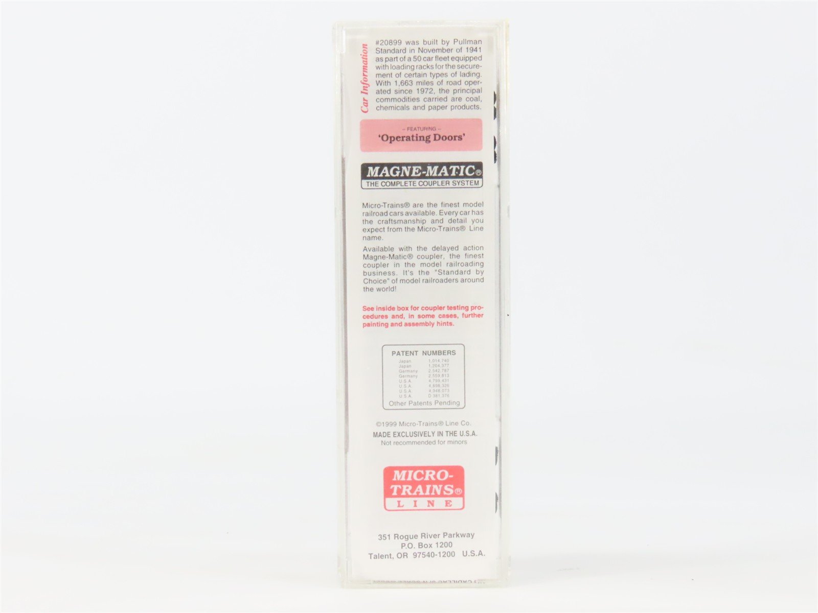 N Scale Micro-Trains 34230 KCS Kansas City Southern 50' Box Car 20899 RTR