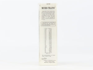N Scale Micro-Trains 32260 PGE Pacific Great Eastern 50' Box Car 4582 RTR