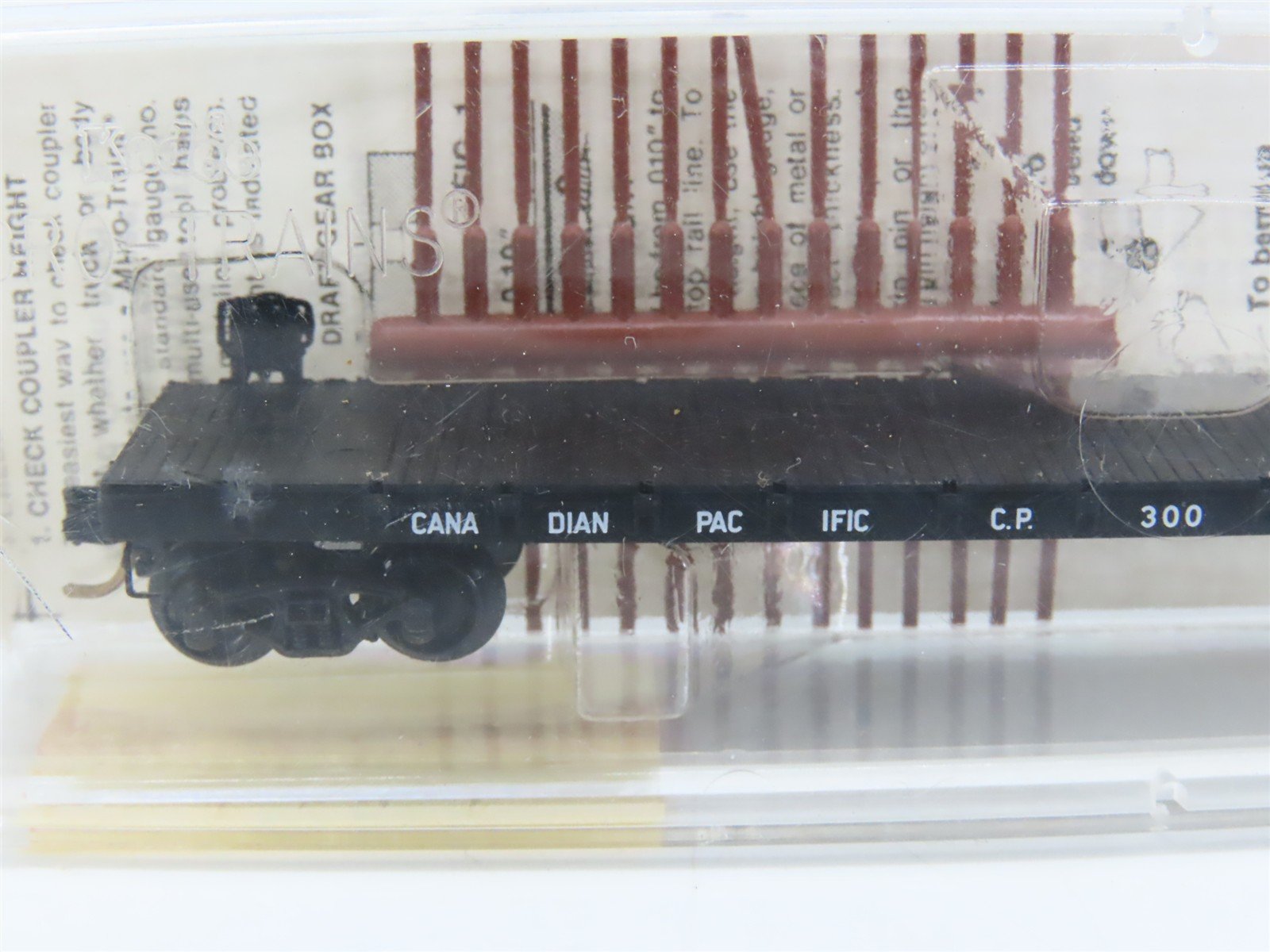 N Scale Micro-Trains 44040 CP Canadian Pacific 50' Flat Car 300049 RTR
