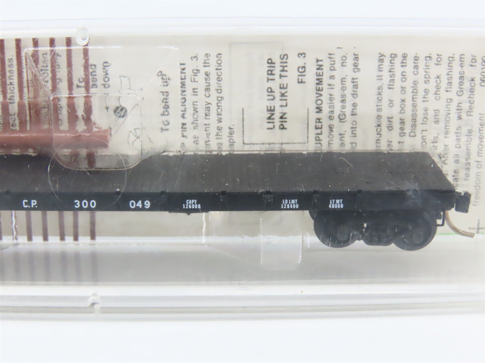 N Scale Micro-Trains 44040 CP Canadian Pacific 50' Flat Car 300049 RTR