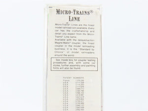 N Scale Micro-Trains 44040 CP Canadian Pacific 50' Flat Car 300049 RTR