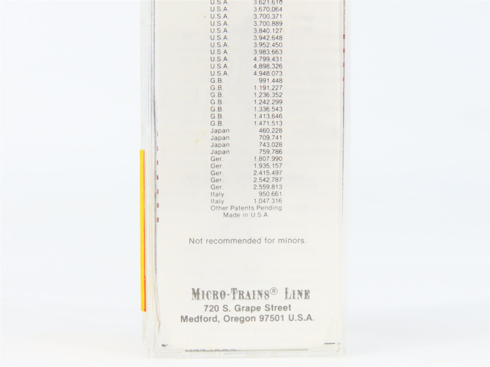 N Scale Micro-Trains 44040 CP Canadian Pacific 50' Flat Car 300049 RTR