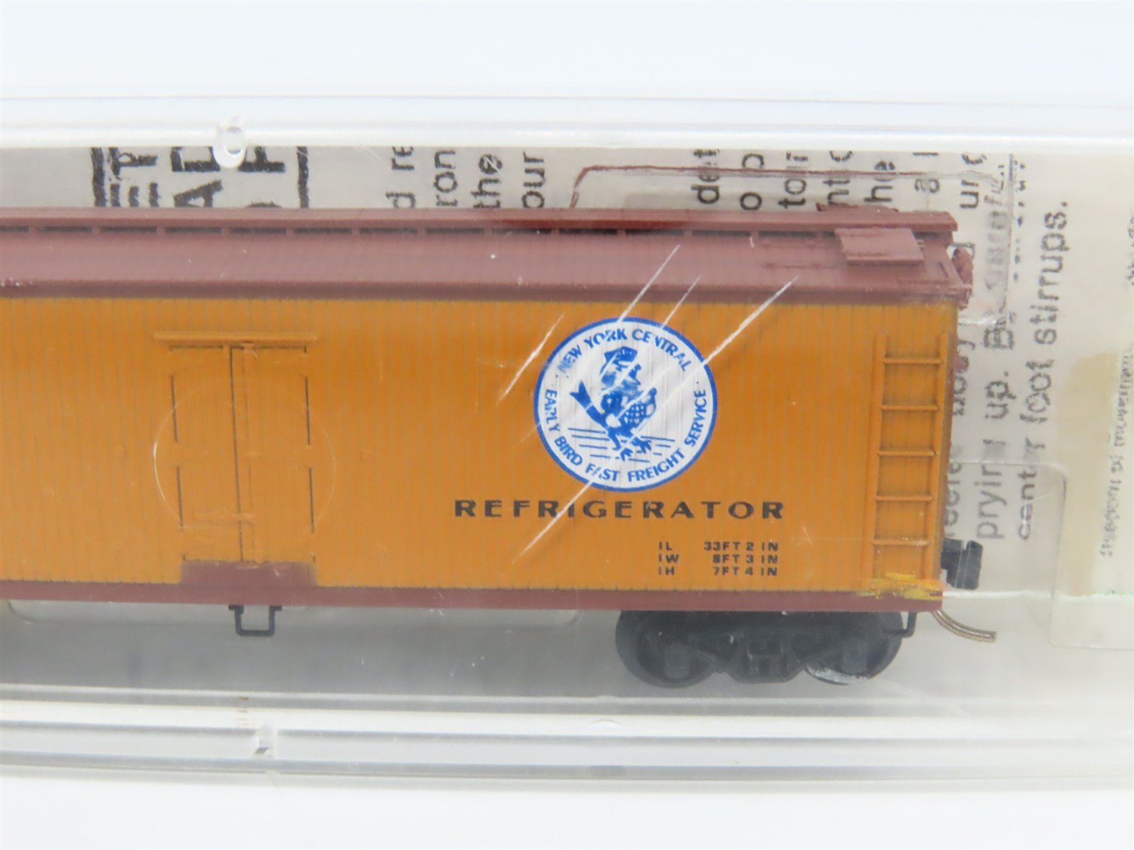 N Scale Micro-Trains 47190 NYC New York Central 40' Wood Reefer 11258 RTR