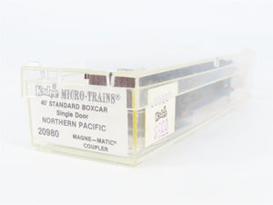 N Scale Micro-Trains 20980 NP Northern Pacific 40' Box Car 27588 RTR