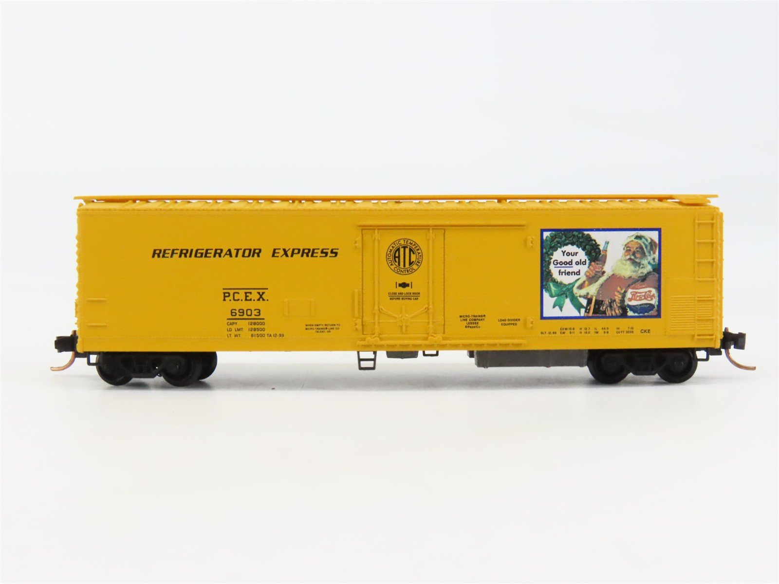 N Scale Micro-Trains 69100 PCEX Pepsi-Cola 51' Mechanical Reefer 6903 RTR