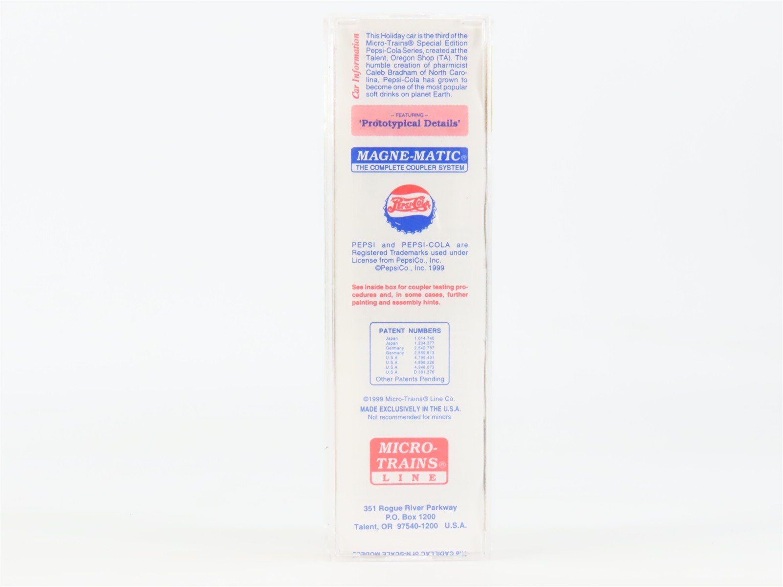 N Scale Micro-Trains 69100 PCEX Pepsi-Cola 51' Mechanical Reefer 6903 RTR