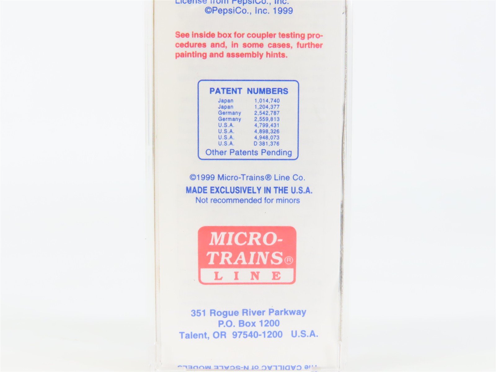 N Scale Micro-Trains 69100 PCEX Pepsi-Cola 51' Mechanical Reefer 6903 RTR