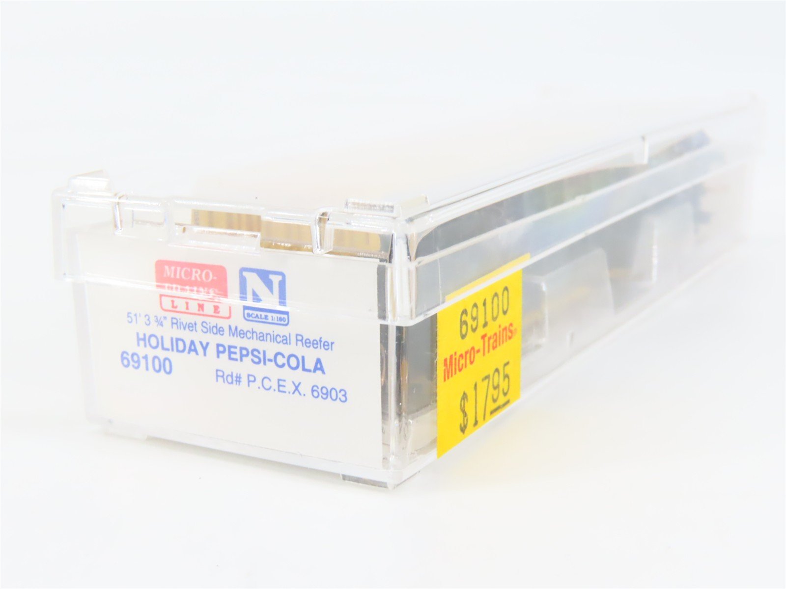N Scale Micro-Trains 69100 PCEX Pepsi-Cola 51' Mechanical Reefer 6903 RTR