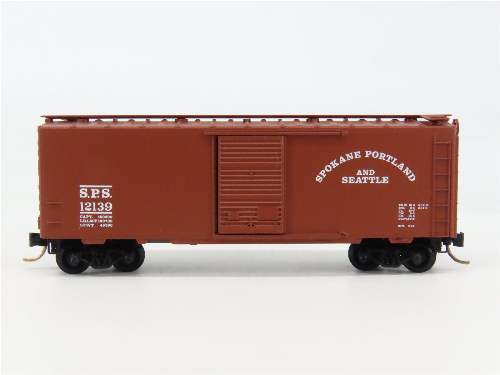 N Scale Micro-Trains 20990 SPS Spokane, Portland & Seattle 40' Box Car 12139 RTR