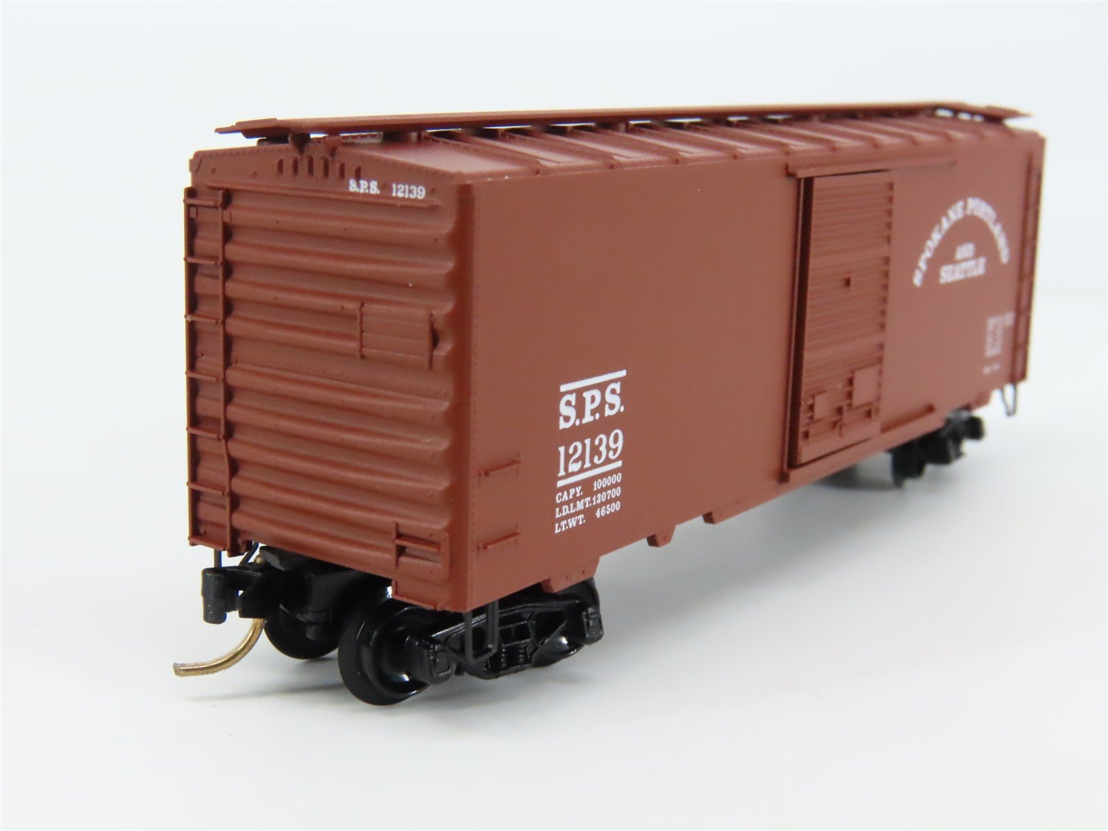 N Scale Micro-Trains 20990 SPS Spokane, Portland & Seattle 40' Box Car 12139 RTR