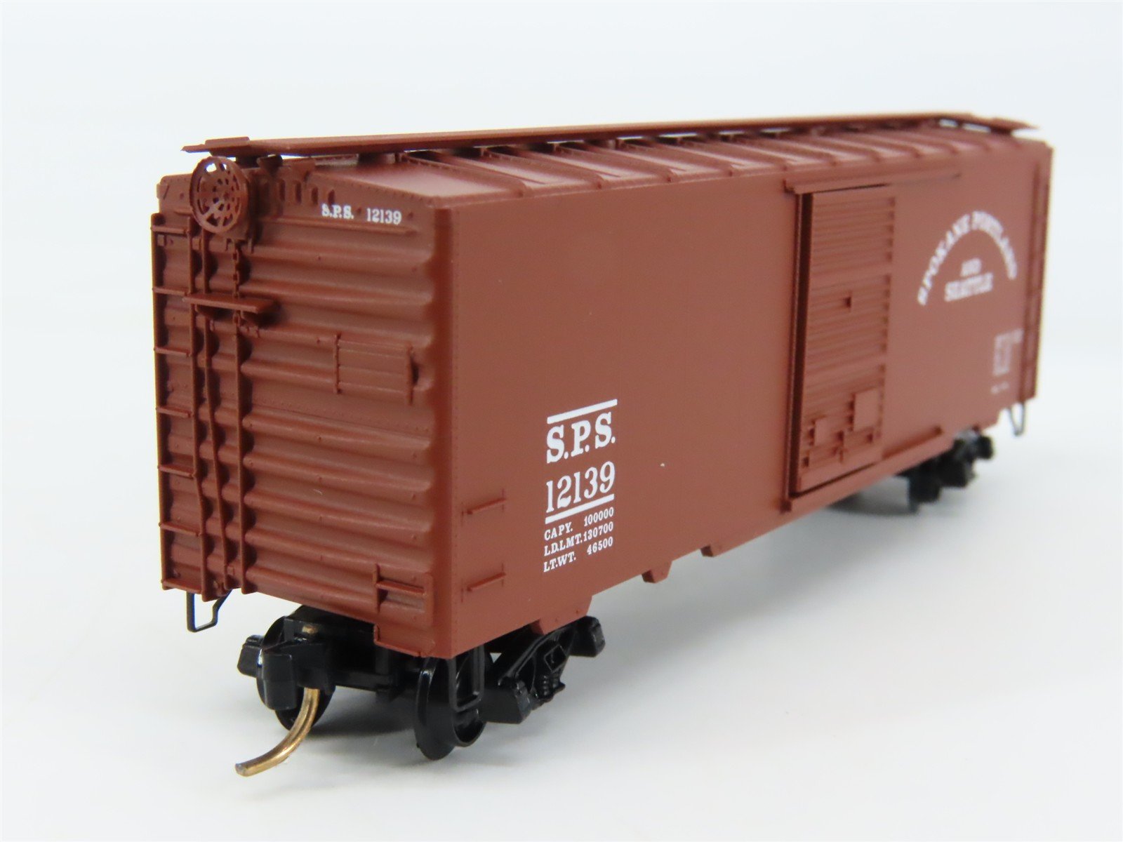 N Scale Micro-Trains 20990 SPS Spokane, Portland & Seattle 40' Box Car 12139 RTR