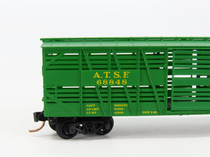 N Scale Micro-Trains 35070 ATSF Santa Fe 40' Stock/Cattle Car 68848 RTR