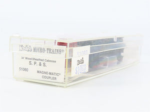 N Scale Micro-Trains 51060 34' Wood-Sheathed Caboose RTR