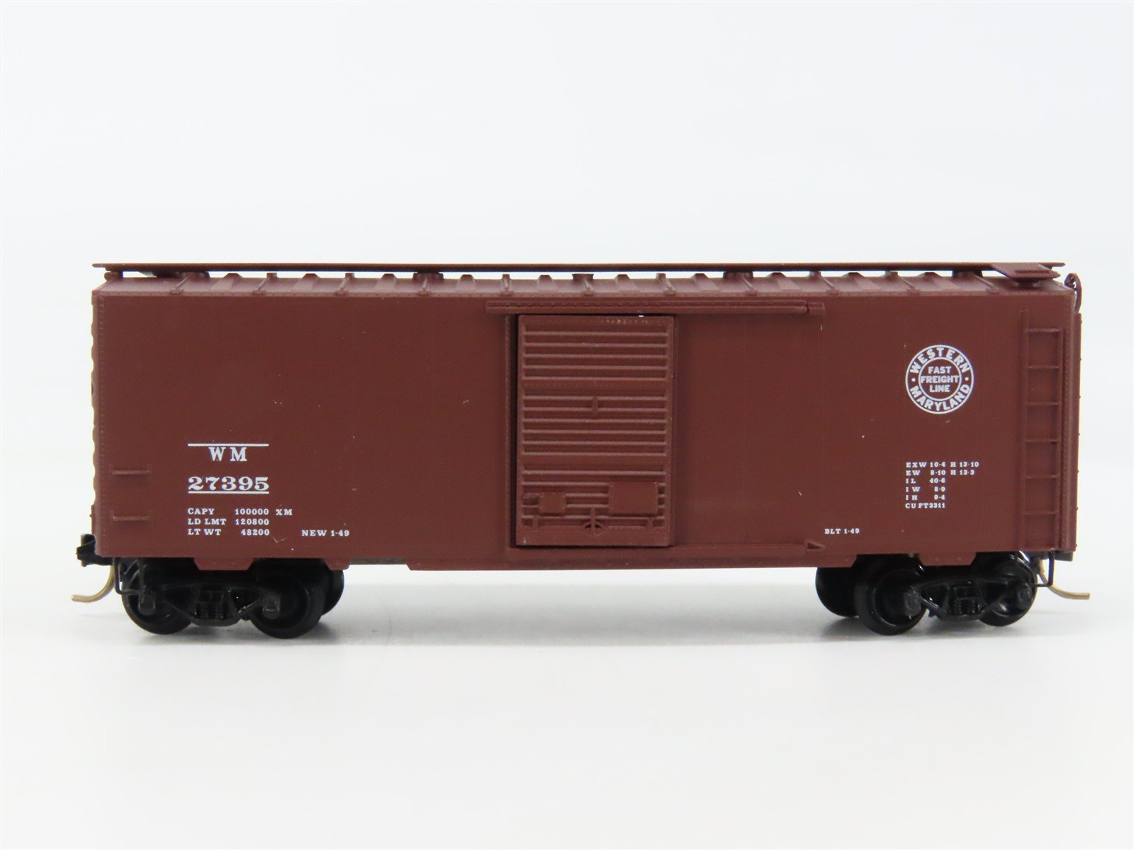 N Scale Micro-Trains 20960 WM Western Maryland 40' Box Car 27395 RTR