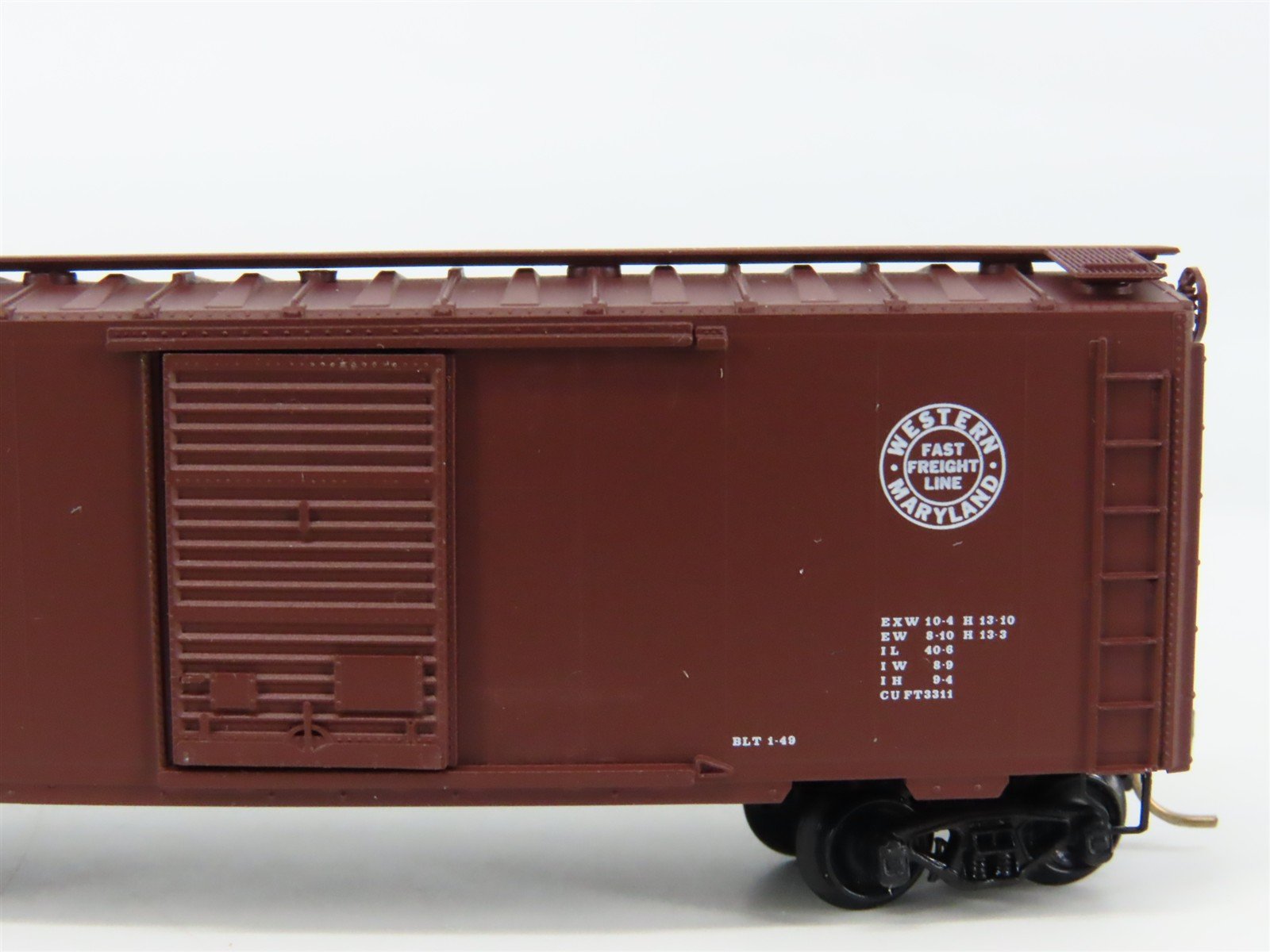 N Scale Micro-Trains 20960 WM Western Maryland 40' Box Car 27395 RTR