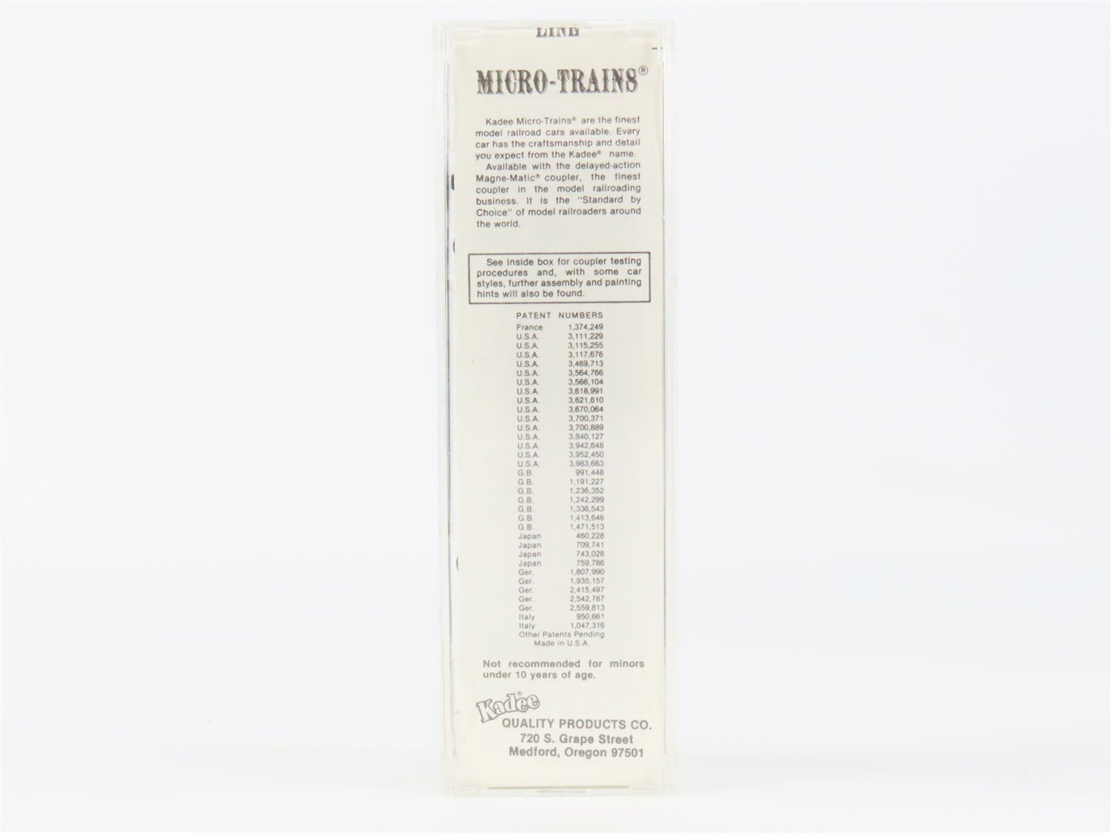 N Scale Micro-Trains 20960 WM Western Maryland 40' Box Car 27395 RTR