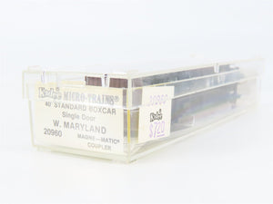 N Scale Micro-Trains 20960 WM Western Maryland 40' Box Car 27395 RTR