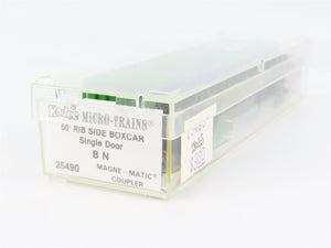 N Scale Micro-Trains 25490 BN Burlington Northern 50' Box Car 376200 RTR
